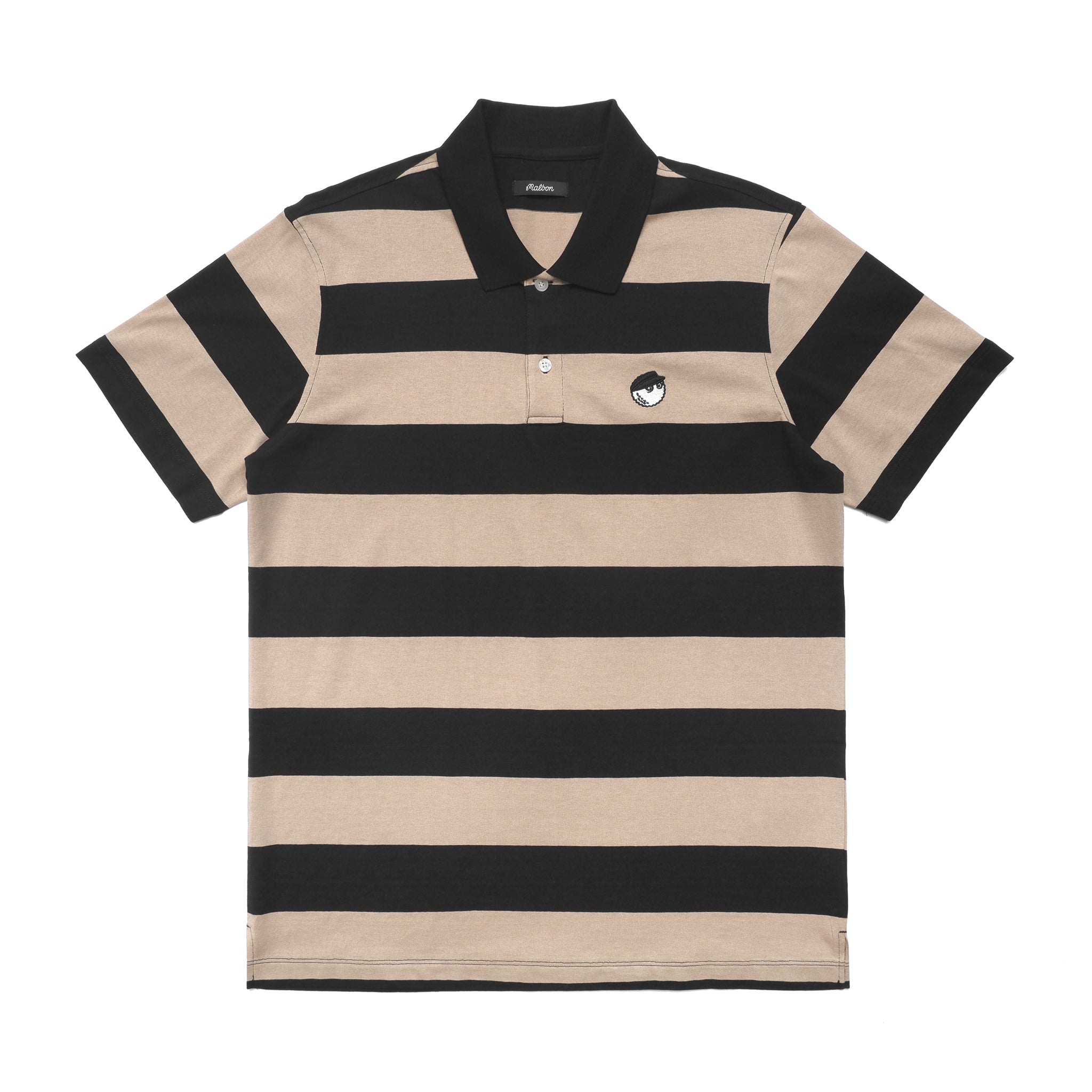 Malbon Striped Cod Shirt - Tan/Black – Gimmie Gimmie