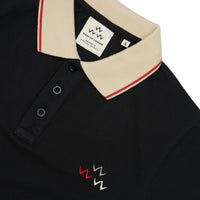 Birds of Condor - Triple Eagle Polo - Logo close up - Black