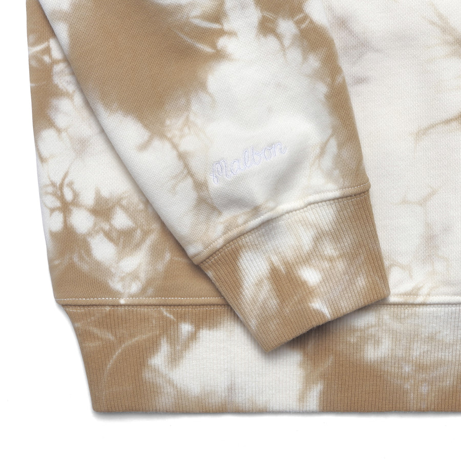 Malbon Links Tie Dye Crewneck - Sand