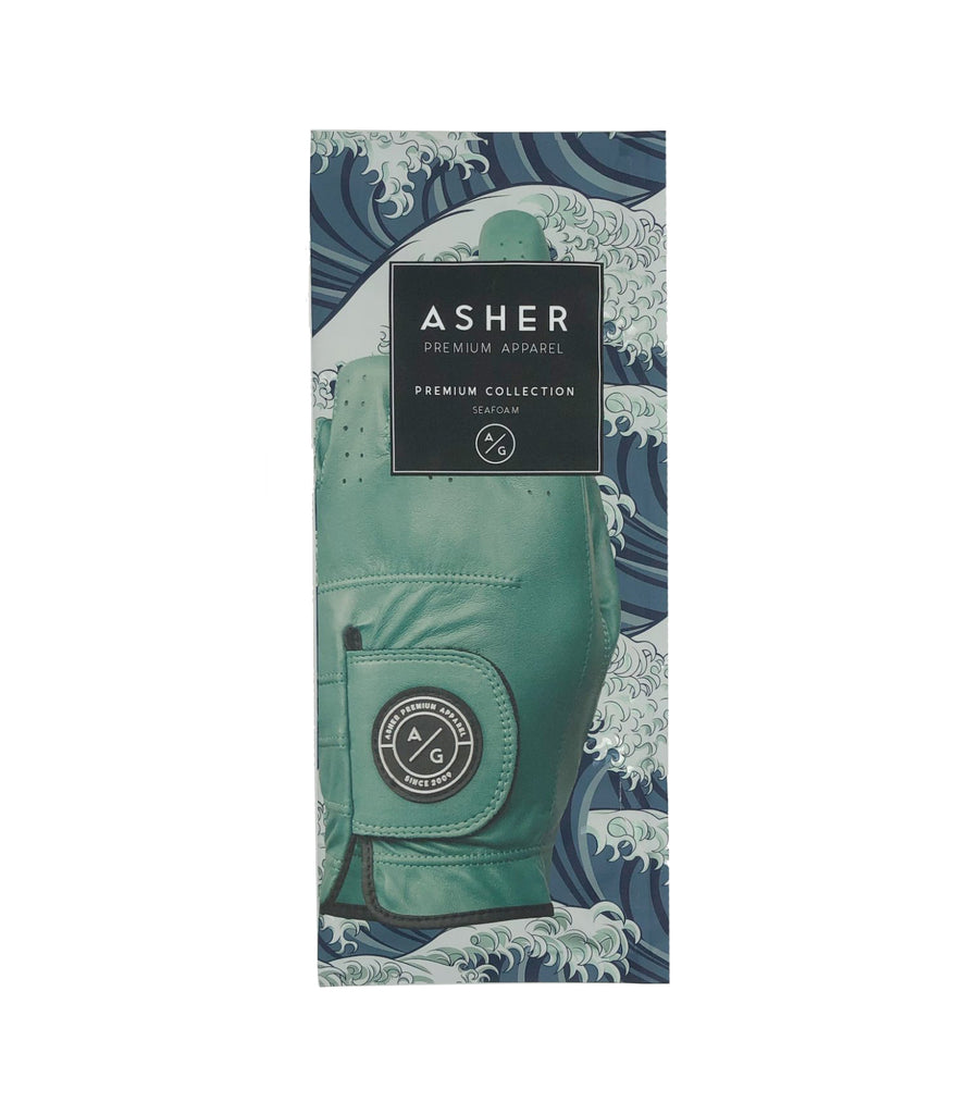 Asher Ladies Sea Foam Glove - packaging