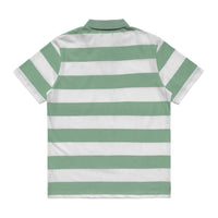 Malbon Striped Cod Shirt - Sage/White