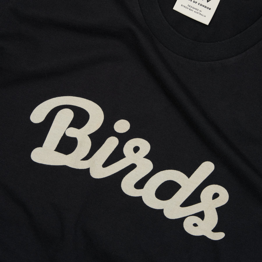 Birds of Condor Birds Script Tee - Close up