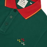 Birds of Condor - Triple Eagle Polo - Logo close up - Green