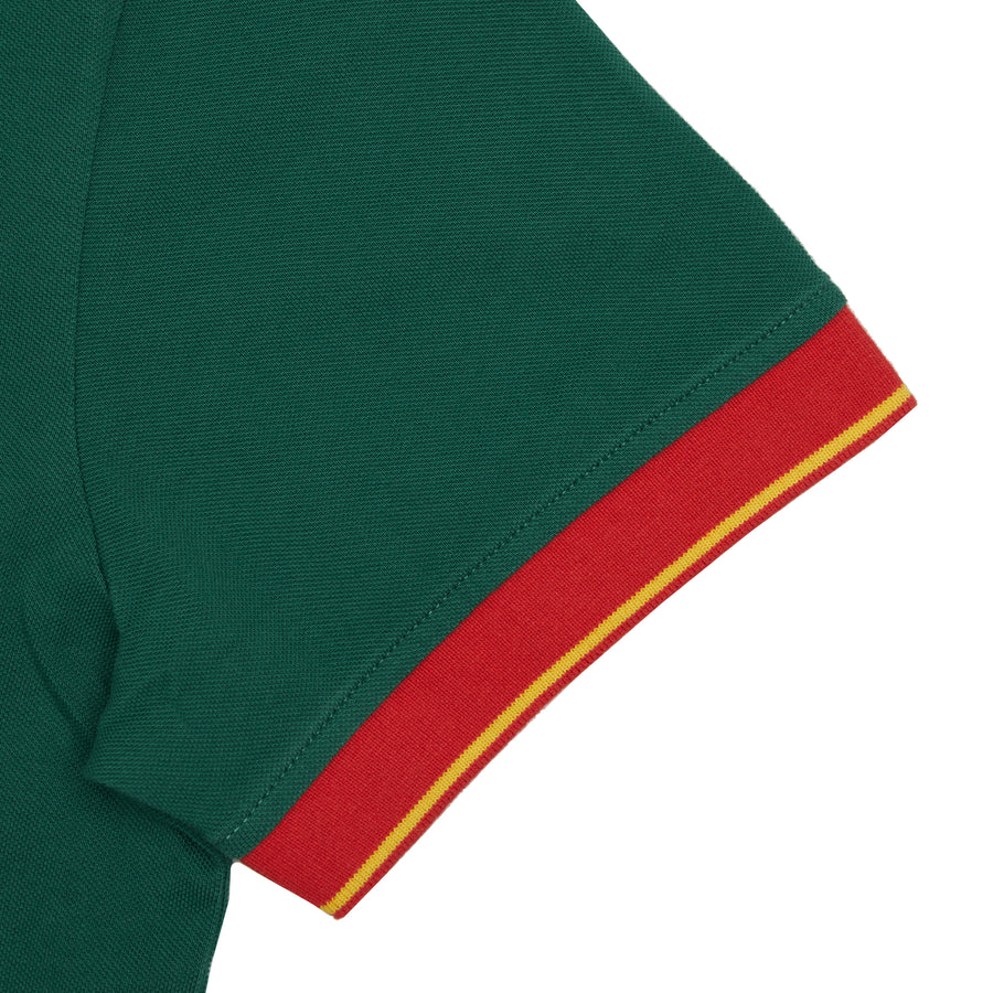 Birds of Condor - Triple Eagle Polo - Sleeve close up - Green