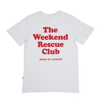 Birds of Condor - Weekend Rescue Tee - White - Back