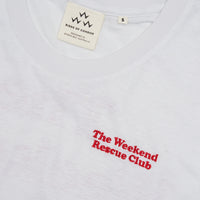 Birds of Condor - Weekend Rescue Tee - White - Front logo close up